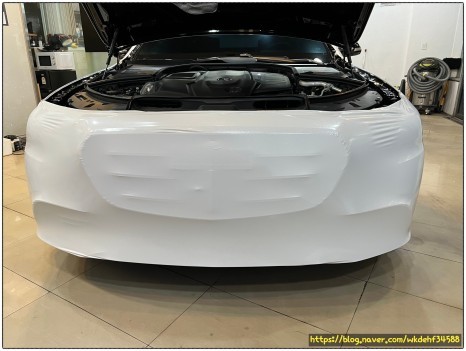 벤츠 S350d 전체 랩핑 시공 다이아몬드 화이트 펄 / 서울 양천, 구로, 강서, 영등포, 부천