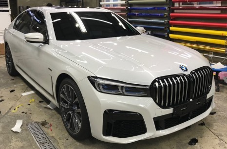 BMW 7시리즈 크롬죽이기 블랙팩 작업 / 서울 양천, 구로, 강서, 영등포, 부천
