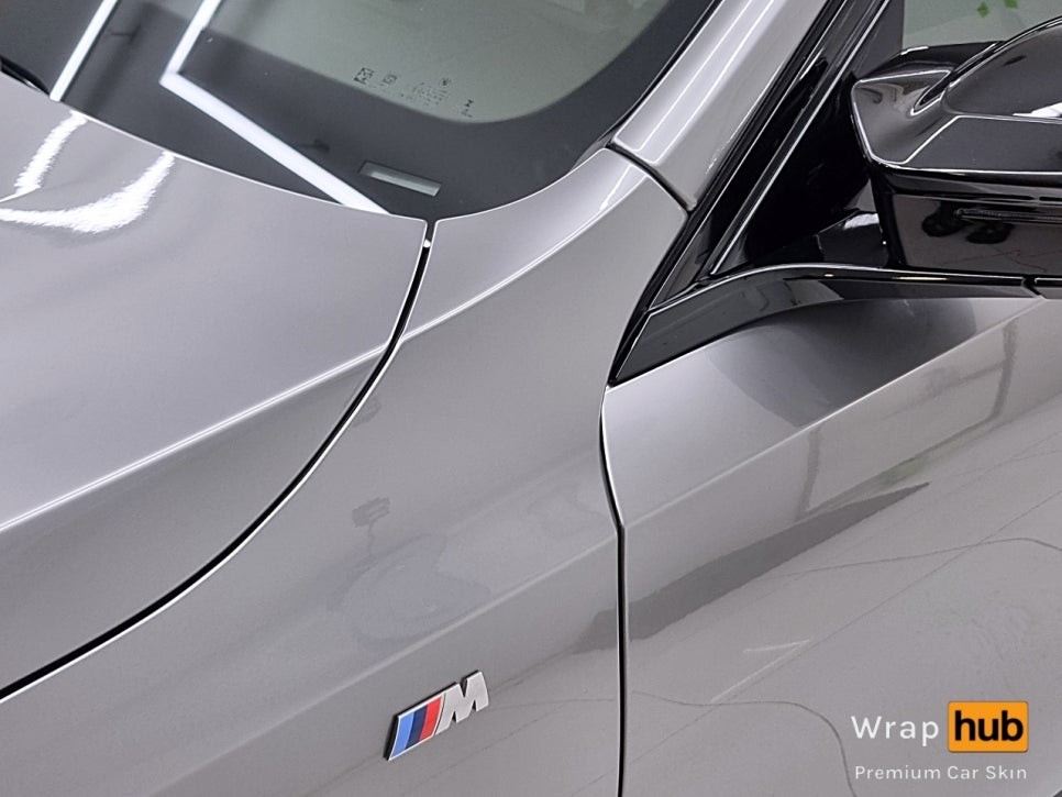 BMW 530i 리퀴드 메탈 실버 전체랩핑 - 랩허브 / 일산, 파주, 고양  수입차 랩핑시공 전문 / 고양,일산,김포