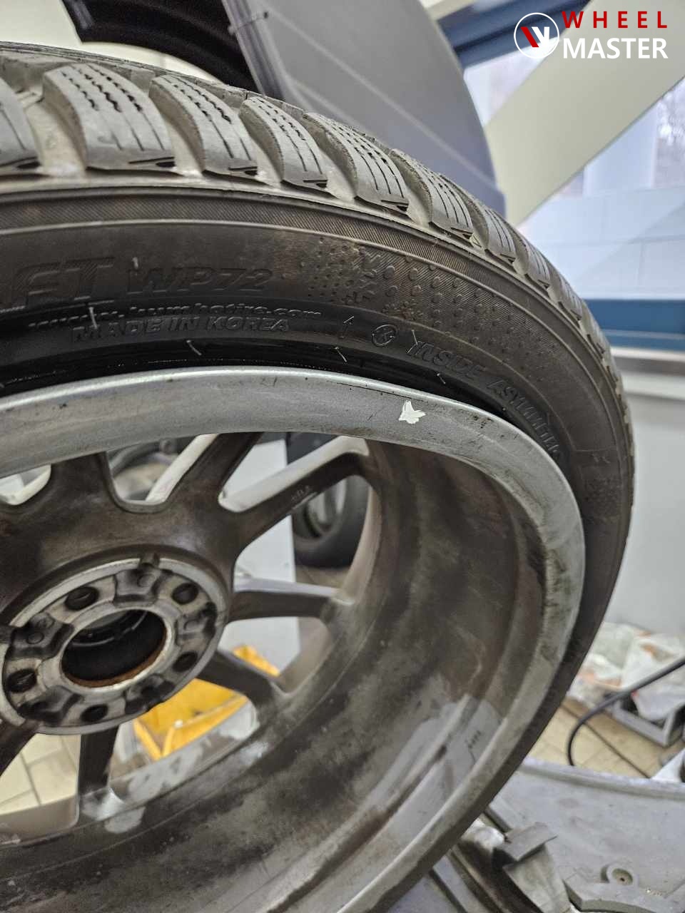 벤츠 C43AMG 포트홀 사고수리 / 벤츠 굴절수리 / 파주,일산
