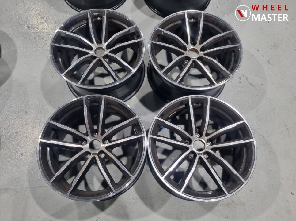 반무광 휠도색 / BMW 520i 662m 18인치 반무광 분체도장 / 파주,일산