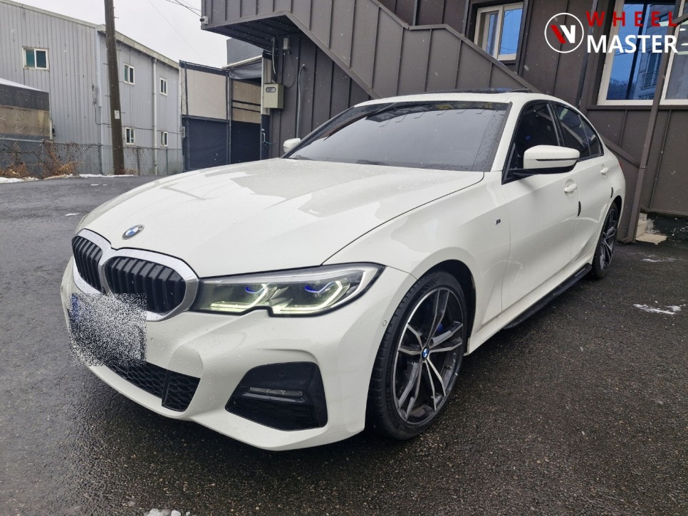 [파주 휠마스터] BMW G20 330i 791M 포트홀 사고로 인한 심각한 휠굴절수리 / 열변형 없는 휠굴절수리 / 파주,일산
