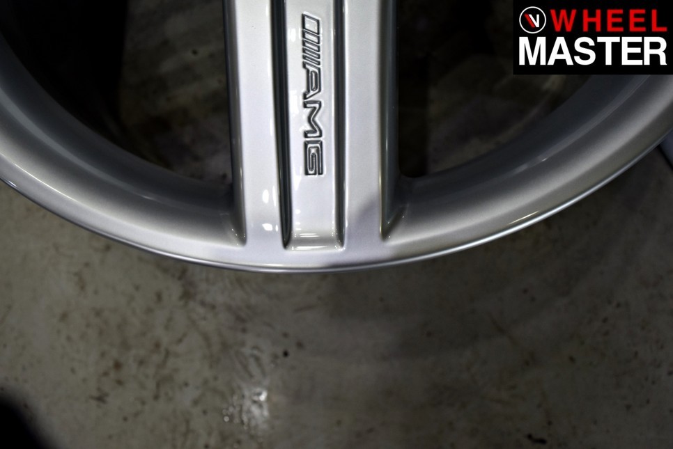 [휠마스터] 벤츠 S500 휠기스복원 및 실버 분체도장 / 일산 휠복원 / 파주,일산