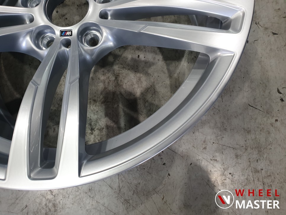 [휠마스터] BMW M4 19인치 (437m) 하이퍼실버 분체도장 / BMW 휠복원 / 파주,일산