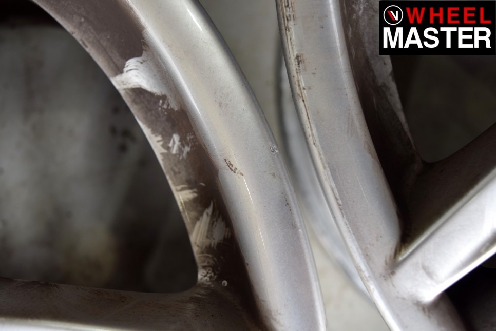 [휠마스터] 휠스크레치 복원 후 고스트크롬으로 휠도색을 마친 BMW550d / 일산 휠복원 / 파주,일산