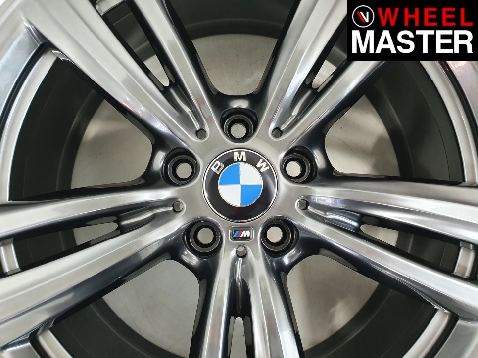 [휠마스터] BMW 428i 휠굴절수리 및 고스트크롬 컬러 휠복원 / 일산 분체도장 / 파주,일산
