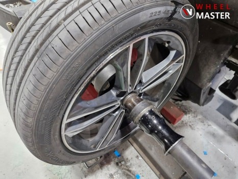 경기북부 / BMW 118D 17인치 포트홀 충격후 바람빠짐 휠굴절수리 / 파주,일산 / 남양주.구리.의정부.양주 파주.포천 고양.일산.김포