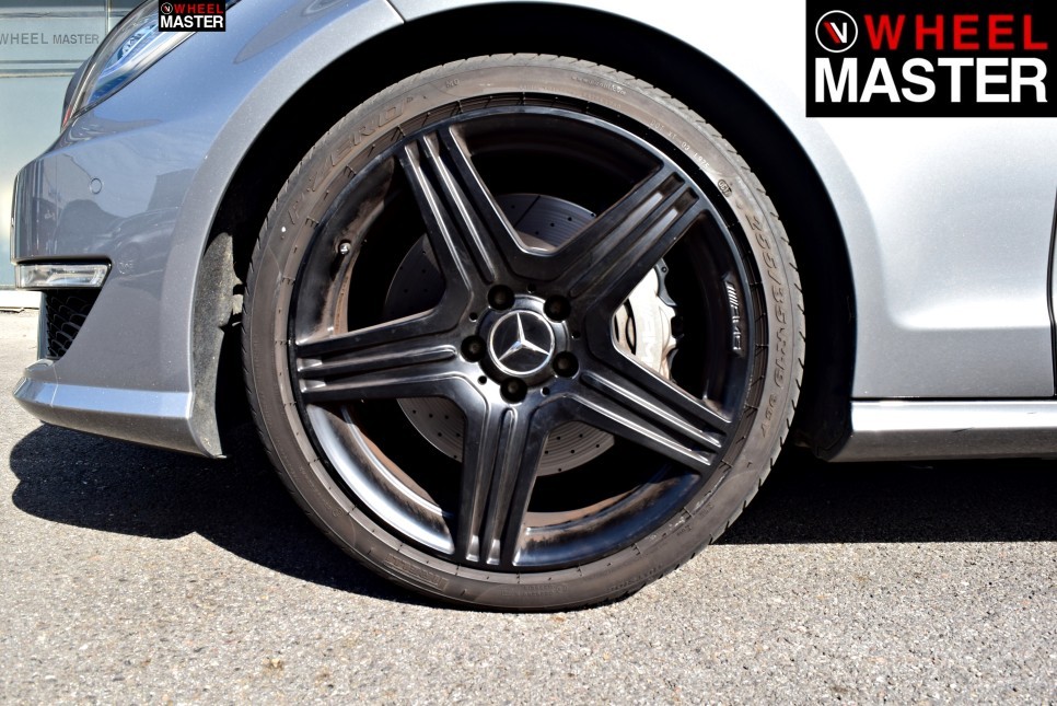 [휠마스터] 휠에 생긴 굴절을 완벽하게 수리한 벤츠 CLS63 AMG / 일산 휠수리 / 파주,일산