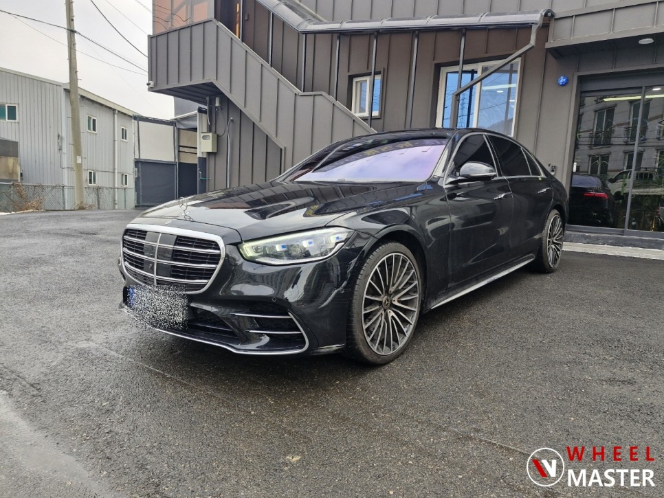 마차휠 굴절수리 / 벤츠 W223 신형 S500 21인치 AMG마차휠 굴절수리 / 파주 휠수리 / 파주,일산,고양,김포,의정부,동두천