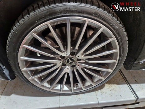 벤츠 W223 S500 신형 마차휠 21" 휠굴절수리