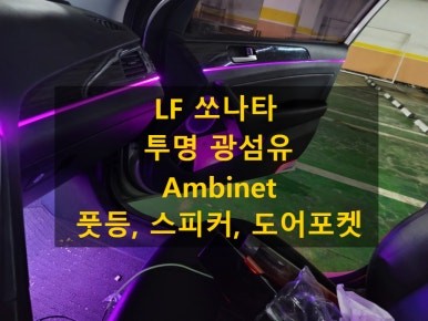 LF쏘나타/RGBLED/광섬유 엠비언트/전국출장/출장엠비언트/충남/천안/출장 / 천안 신부동