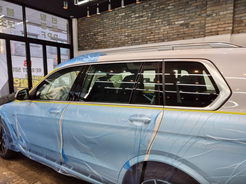 BMW X7 40i 미네랄화이트 / 글라스틴트 슈어X 시공!! 동탄썬팅은?! 리부트501에서!!