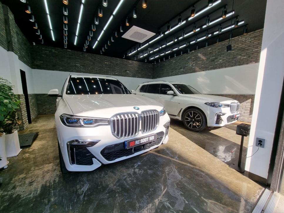 BMW X7 40i 미네랄화이트 / 글라스틴트 슈어X 시공!! 동탄썬팅은?! 리부트501에서!!