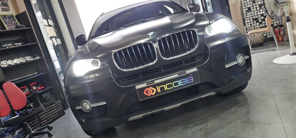BMW X6 HID 벌브 교체 제논라이트 광량 업그레이드 / 부산,김해