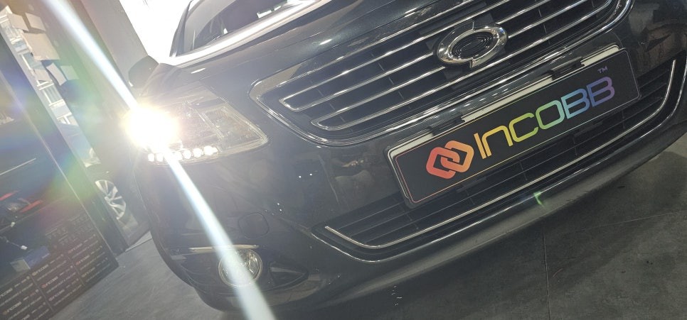 SM5 반사판 수리 교체 변환빔 광도 부족 미달 자동차 정기 검사 불합격 문제 해결 / 부산,김해