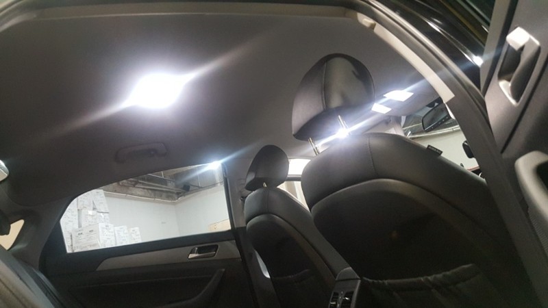 부산 LED 튜닝 쏘나타 뉴라이즈 도심형 실내 LED 패키지 / 부산,김해