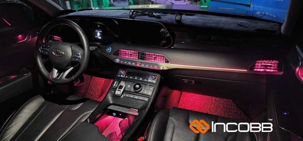 팰리세이드 엠비언트 라이트, 부산 풍부한 광확산 장착, 인코브 추천 / 부산,김해