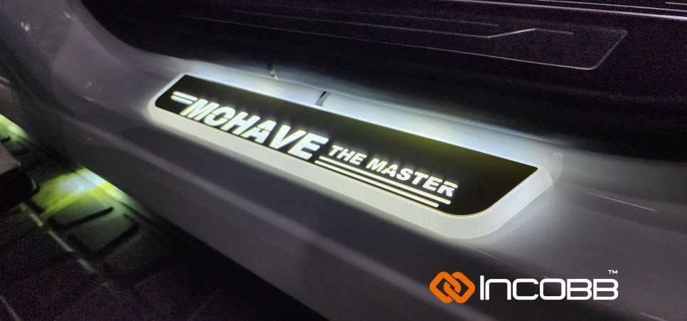 모하비 더 마스터 무빙 도어스커프! LED 랜덤 점등 부산 인코브 추천 / 부산,김해