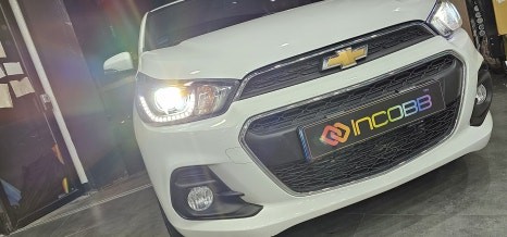 부산 넥스트스파크 프로젝션 헤드라이트 개조 장착 시공편 LED전조등 교체 / 부산,김해