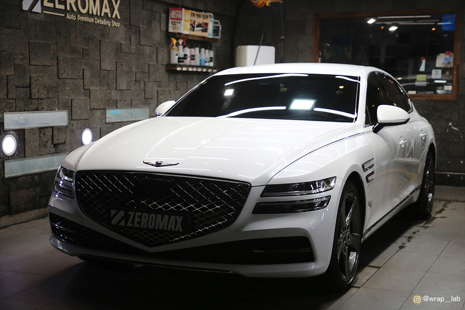 제네시스 G80 유리막코팅 생활보호PPF 인천랩핑 / 광진구, 성수, 송파