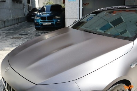 벤츠 GT43 AMG 랩핑제거 및 전체랩핑 재시공 장안동