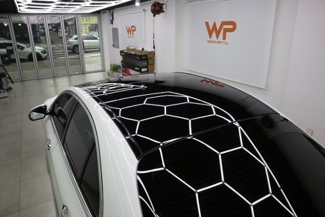 벤츠 W213 E클래스 블랙PPF 루프스킨 파노라마 선루프 만들기!