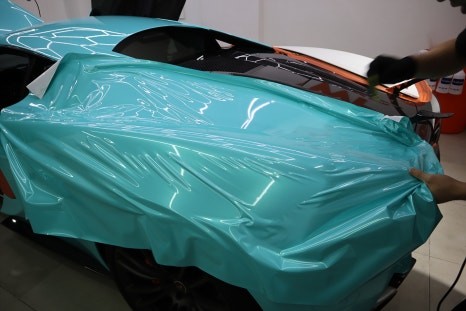 맥라렌 570s 티파니 블루 전체랩핑 시공기 공유 / 광진구 중곡동