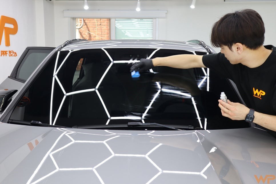 강남 윈드쉴드 BMW X1 전면유리 PPF 보호 필름