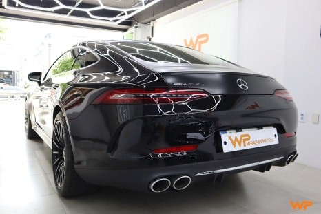 벤츠 GT43 AMG 랩핑제거 및 전체랩핑 재시공 장안동