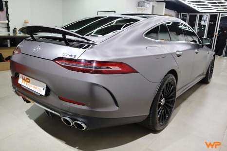벤츠 GT43 AMG 랩핑제거 및 전체랩핑 재시공 장안동