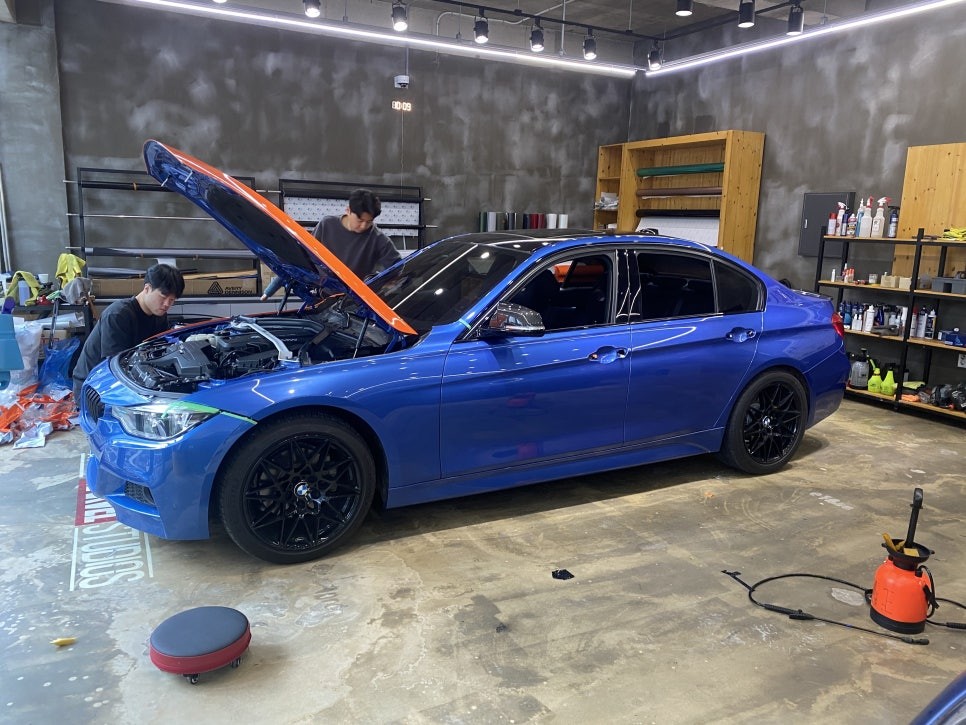 광주랩핑/광주ppf 전문점 랩마블스튜디오 BMW 3시리즈 전체랩핑