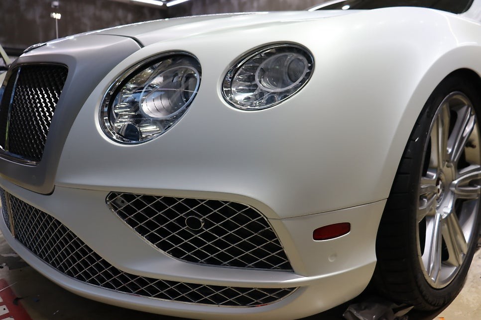 광주랩핑 전문샵 랩마블스튜디오 벤틀리 컨티넨탈gt 전체랩핑 투톤(듀오톤) 작업 / 광주 광산구 하남동