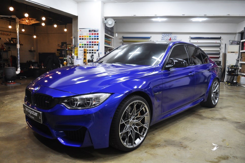BMW M3 색상 변경 전체 랩핑 시공기 / 수원 영화동