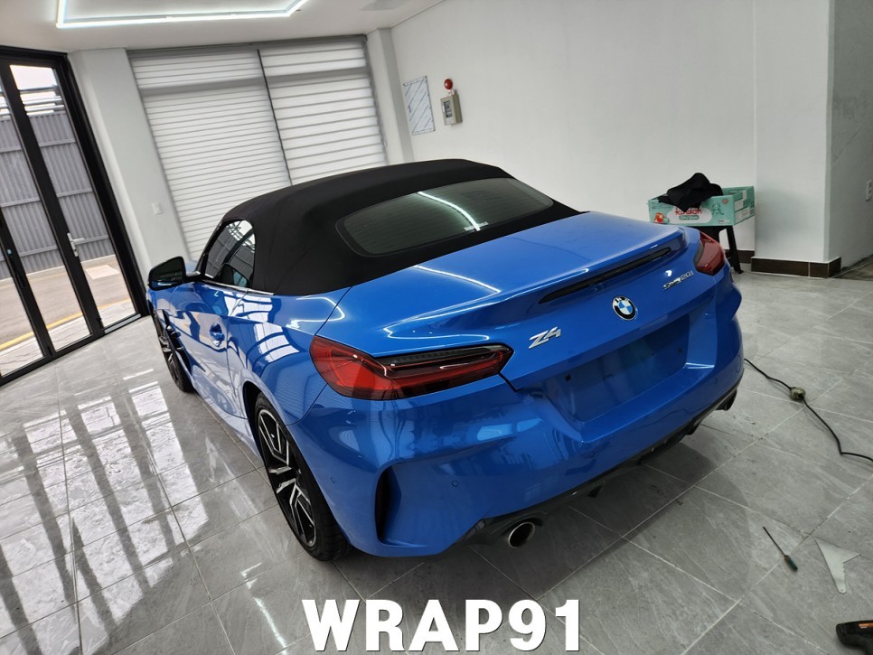 울산 밀양 진주 BMW Z4 전체 랩핑 3M 2080 사틴 캐논카퍼 / 마산, 김해, 창원