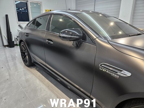 부산 김해 벤츠gt63amg 크롬죽이기 3m 2080 유광블랙 / 마산, 김해, 창원