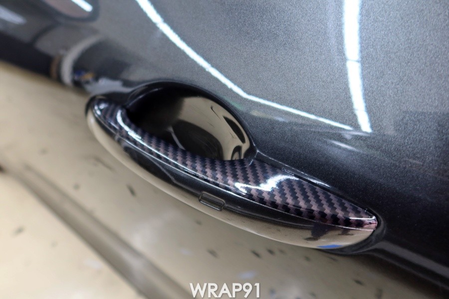 제네시스 G80 전체 크롬 죽이기 - 3M 리얼카본 부분 랩핑, 경남 부산 자동차랩핑 전문점 랩91 / 마산, 김해, 창원