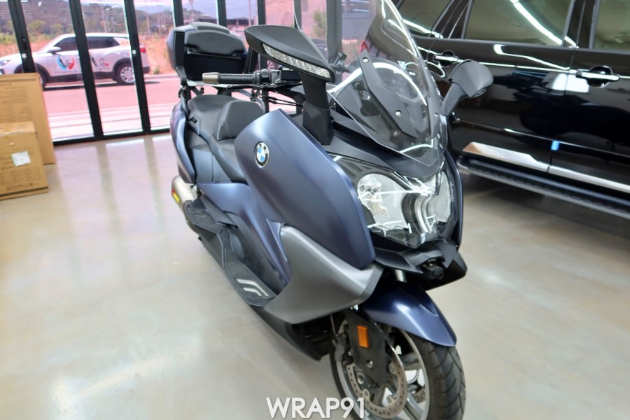 BMW C650 GT 카멜레온 랩핑 - 에이버리 유광 프레시스프링, 경남 부산 바이크랩핑 랩91 / 마산, 김해, 창원