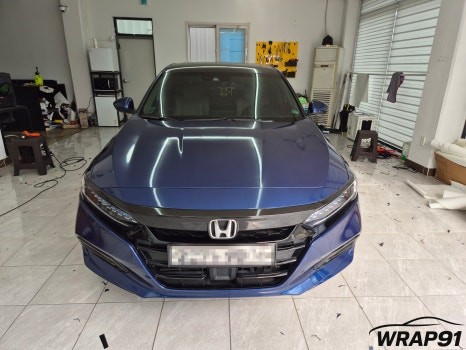 혼다 어코드 에이버리 유광 다크블루 전체 랩핑 WRAP91 / 마산, 김해, 창원