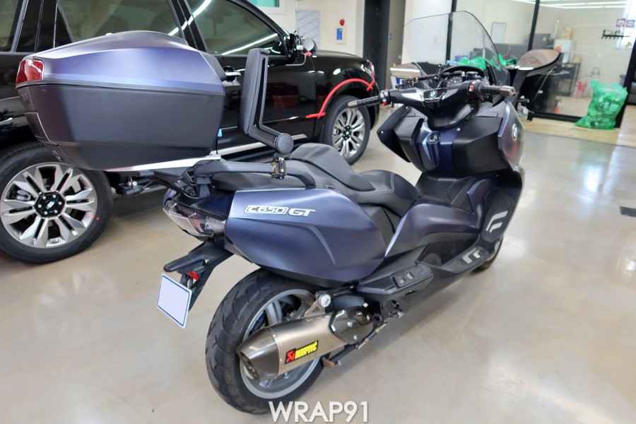 BMW C650 GT 카멜레온 랩핑 - 에이버리 유광 프레시스프링, 경남 부산 바이크랩핑 랩91 / 마산, 김해, 창원