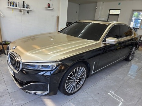 BMW 7시리즈 투톤 랩핑 브라바도 샴페인 골드 WRAP91 / 마산, 김해, 창원