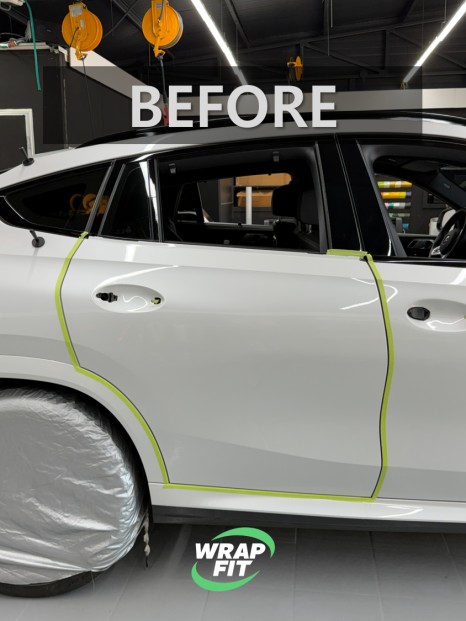 BMW X6 전체 랩핑 후기 | 화이트 → 고광택 블랙 컬러 체인지 / 용인시 기흥구 신갈동