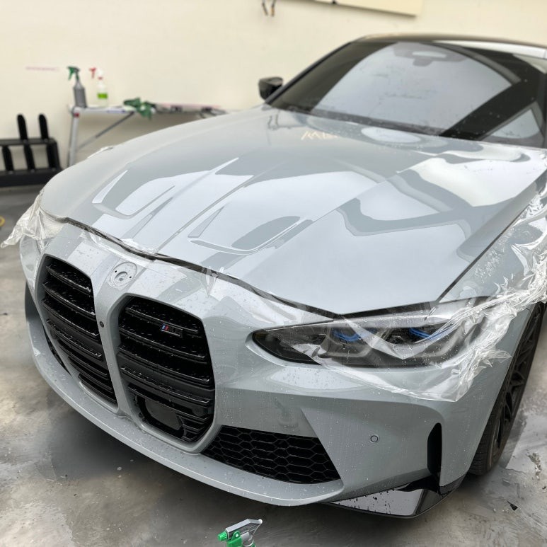 강남 PPF, BMW M4 프론트 패키지 부분 PPF 시공