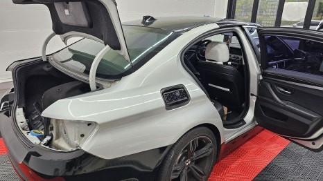 남양주랩핑 BMW 5시리즈 전체랩핑 부분 제거 재시공 / 남양주 다산동