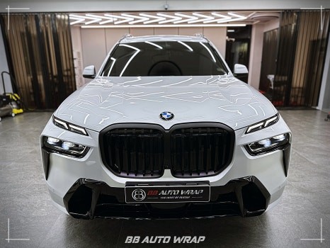 BMW X7, 까다로운 크롬과 하이그로시 손쉽게 관리하는 방법은?! 부산랩핑
