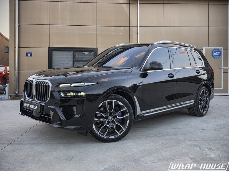 BMW X7 고광택 유광블랙 전체랩핑 시공[김포랩핑][랩하우스] / 김포시 양촌읍