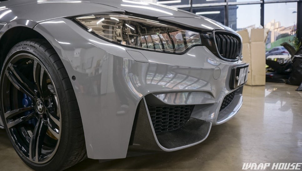 BMW F82 M4 에이버리 락그레이 전체랩핑 시공기(나르도그레이)[김포 랩핑시공 전문업체][랩하우스] / 김포시 양촌읍