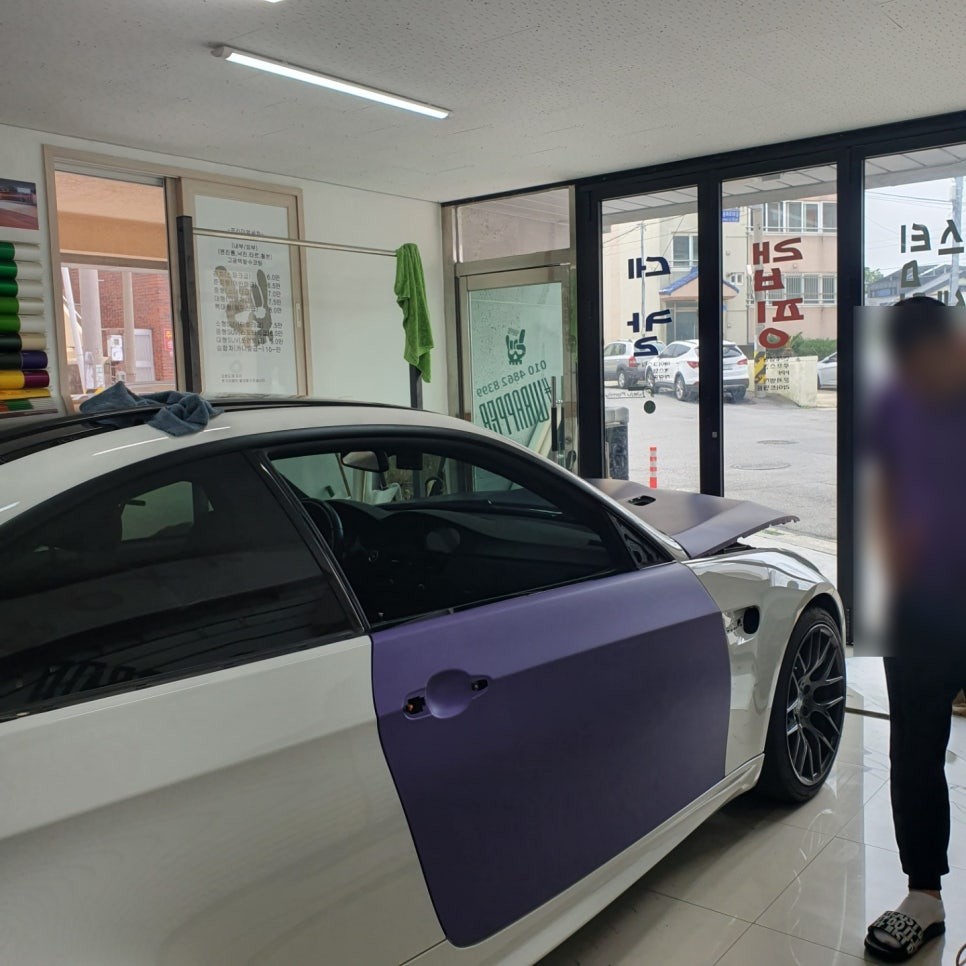 제주래퍼샵 BMW E92 M3 전체랩핑