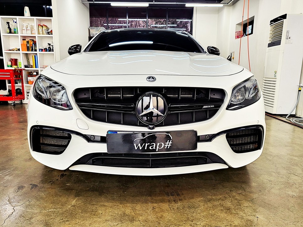 [랩샵][수원PPF] 벤츠E63AMG 라이트PPF 스모그PPF 클리프디자인 / 수원시 영통구 이의동