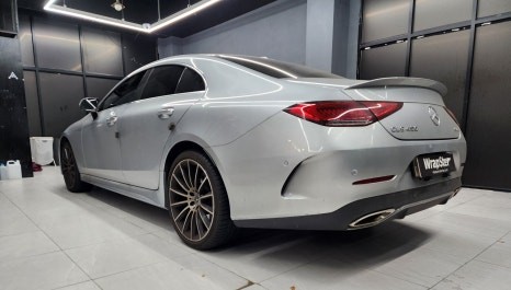 랩스터 벤츠 CLS450 사틴 블랙 전체랩핑 / 고양 신원동