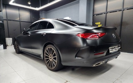 랩스터 벤츠 CLS450 사틴 블랙 전체랩핑 / 고양 신원동